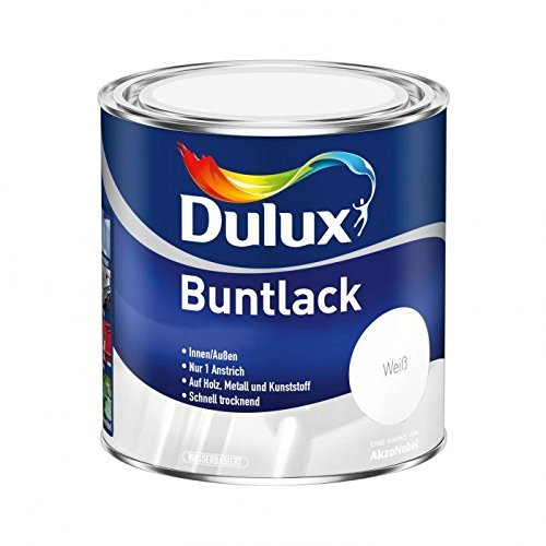 Dulux Buntlack Weiß Glänzend 1 Liter