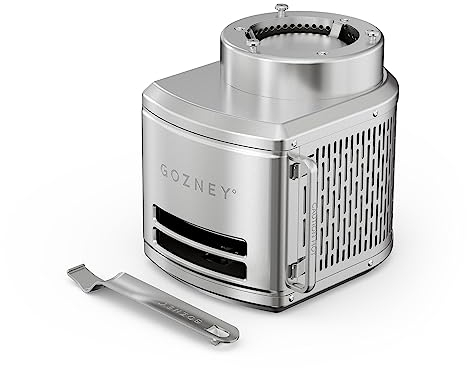 Gozney ROCCBOX Holzbrenner 2.0 - Abnehmbarer Holzbrenner für ROCCBOX - Umschalten zwischen Holz oder Gas