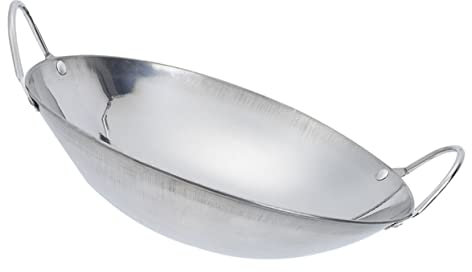 PRETYZOOM Marmite Ronde En Acier Inoxydable Antiadhésive Avec Poignée De 9 Pouces