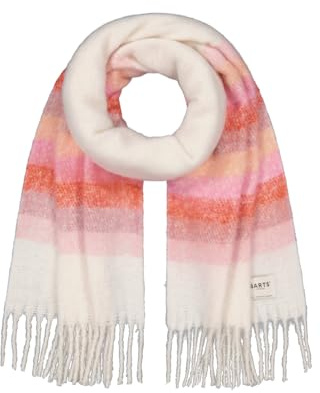 Barts Echarpe Tylur Soft Femme - echarpe a franges pour l'hiver Hiver automne-hiver - taille unique blanc creme