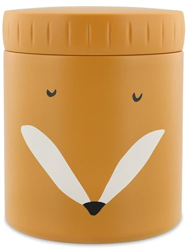Trixie Mr. Fox - Barattolo termico per alimenti, 350 ml, a prova di perdite e portatile, mantiene il cibo caldo o freddo, in acciaio inox, contenitore per il pranzo per bambini