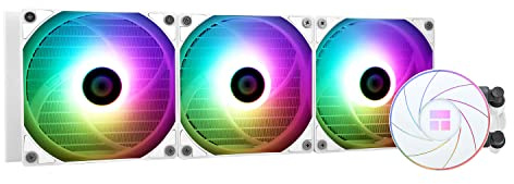 Thermalright TR AQUA ELITE 360 Radiatore ad acqua ARGB CPU,con 3 ventole PWM ARGB,velocità 1550RPM,per AMD/AM4/AM5& Intel LGA115X/1200/20XX/1851/1700