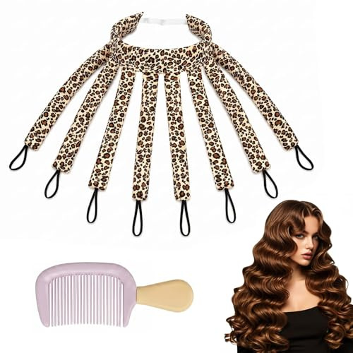 Bigoudis Sans Chaleur Octopus Hair Curler, Ruban Boucleur Nuit