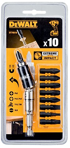 DeWalt Dt70518-qz Screwdriver Bits Pack of 10
