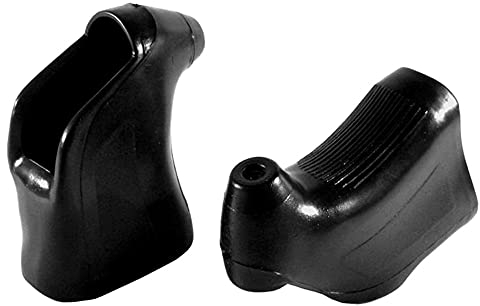 cyclingcolors Fahrrad Griffgummis Bremshebel Schwarz Kompatibel mit Campagnolo Shimano Arabesque Rennrad Brake Lever Hood Vintage