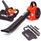D&L Benzin Laubsauger Laubbläser 55117 Laubhäcksler 26ccm Gartenhäcksler Gebläse AWZ