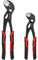 MAXPOWER Wasserpumpenzange Set, Rohrzange 190 mm/250 mm, CR-V Stahl, Feinverstellung per Knopfdruck