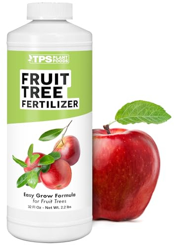 Fruit Tree Fertilizer for All Fruit Trees Peach, Apple, and Pear, Liquid Plant Food, 32 oz (1 Quart)