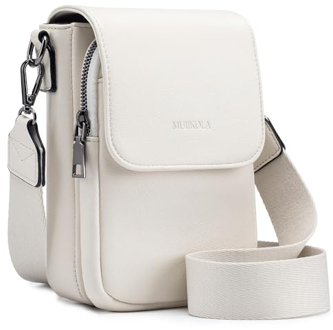 MUIIKOLA Small Phone Shoulder Bag,PU Leather Women's Cross body Bags Handbag with Card Slots, with Adjustable Wide Strap,Versatile Crossbody Bags for Women with Multiple Pockets