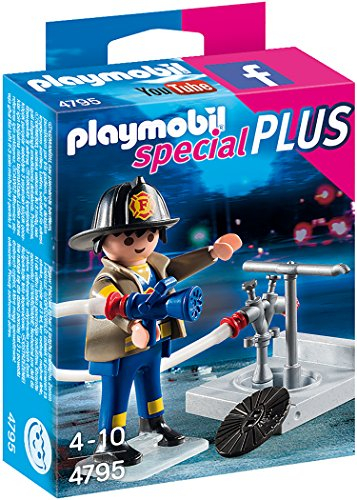 PLAYMOBIL 4795 Feuerwehrmann mit Hydrant