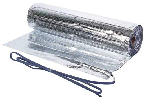 Esterilla calefactora de aluminio, 150 W/m², 3,5 m², calefacción eléctrica por suelo radiante