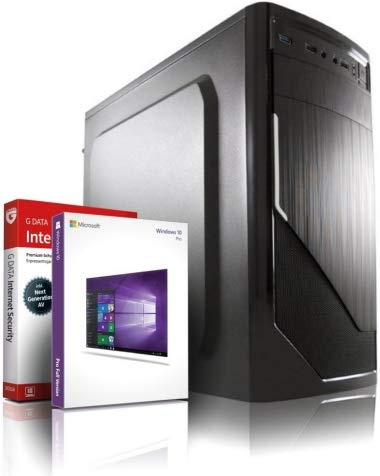 Intel i3 Business/Multimedia PC mit 3 Jahren Garantie | 120GB SSD | 500GB Festplatte | Intel HD2000 | USB | DVD | Win10 | MS Office 2010 Starter | GDATA | #6559