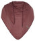 KNIT FACTORY - April Dreieckstuch - Trendiger Damenschal - Für Frühling und Sommer - Fein gewebte Baumwolle - Hochwertige Qualität - Stone Red