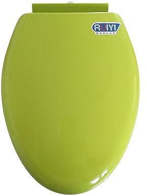 WC Sitz Mit Absenkautomatik, Ovaler Toilettensitz,Klodeckel Mit Absenkautomatik Und Antibakteriell,Bunt Toilettendeckel,Klobrille Aus Polypropylen,Grün