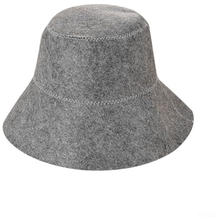 Cappello da sauna in feltro, comodo berretto da bagno spesso per sauna, accessorio per uomo e donna (grigio), 2074192683