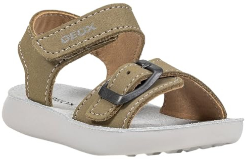 Geox B Sandal LIGHTFLOPPY, Sandalia Bebé-Niños, Pistachio, 24 EU