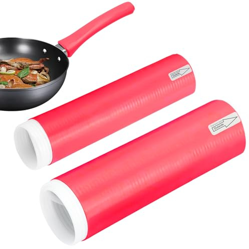 elook 2PCS Hot Handler Holder, Silicone Handler Cover (Red)
