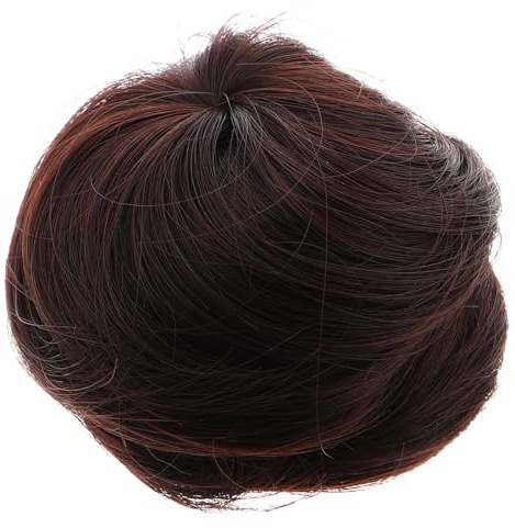 Hair Extension Chignon Donut Bun Wig Hairpiece for Women | High Temperature Wire Mesh Plastic Construction, Classic Traditional Elegant Styling, Daily Use and Wedding Hairstyle