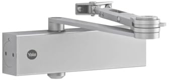 Yale 5500-0001-60 Chiudiporta per porte con braccio normale argento serie 5500 corpo + braccio normale scatola