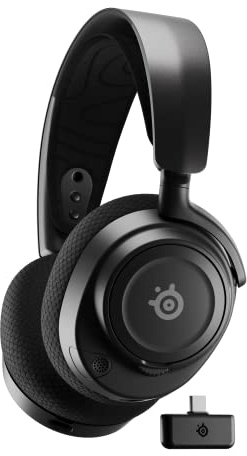 SteelSeries Arctis Nova 7 Wireless Gaming Headset Multi-Platform, Simultaneous Wireless 2.4GHz & Bluetooth, Comfort Design - Fast Charging, Headphone for PC Computers, PS, PS4, PS5 Switch (Renewed)