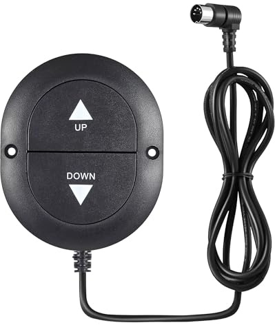 AWINLI 90° Elbow Oval 2 Button 5 Pin Fixed Recliner Switch Electric Recliner Lift Chair Remote Control for Limoss,Okin,Ashleys,Catnapper Lounger Controller