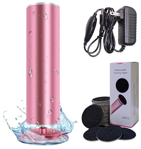 Electric Foot Callus Remover for Thick Dry Skin & Cracked Heels, Plug-in Electric Foot File with Adjustable Speed, Low-Noise Pedicure Tool for Men & Women, Easy-to-Clean Home Foot Care Device