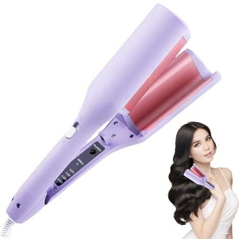 Fer à friser - électrique avec protection anti-brûlure, quatre niveaux de température | Outil de coiffure polyvalent pour les soins capillaires des femmes, à la maison, en salon de voy