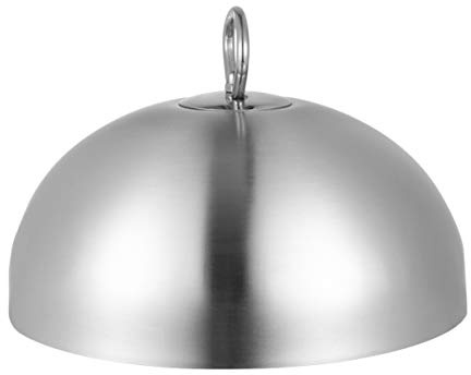 Hemoton - Campana da cucina in acciaio inox teppanyaki, coperchio per bistecche e hamburger, cupola di fusione, coperchio per formaggio, per cheesburger