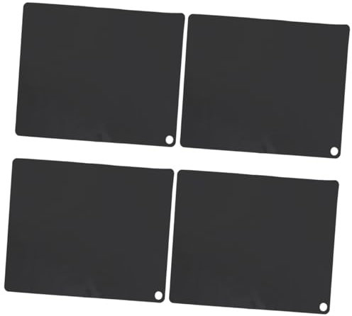 Zerodeko 4piezas Esterilla De Silicona Para Cocina Protector Térmico Antideslizante Para Cocinas De Inducción Resistente Altas Temperaturas y Fácil De Limpiar