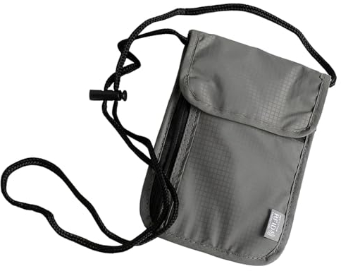 Anyasen Weicher Brustbeutel Zum Reisen Unisex Wasserdicht Passport Tasche Organizer Wasserdicht Leichte Reisegeldbeutel Brustbeutel Mit Rfid Schutz Brustbeutel Damen Herren Für Reise-Dokumente