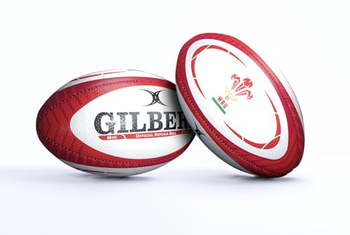 Gilbert- Wales Replica Rugbyball, Größe Mini
