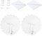 Diffaxy Lot de 2 crochets de plafond autocollants pour moustiquaire avec vis de base, crochets de plafond sans perçage, accessoires de moustiquaire sans clous pour la maison