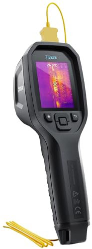 FLIR TG268 Caméra D'Imagerie Thermique Avec Spot IR Super Résolution 320X240 (160X120 IR Natif) Et Laser Bullseye : Caméra Infrarouge De Qualité Commerciale Pour L'Inspection Des Bâtiments