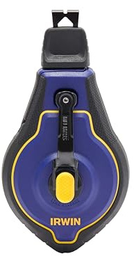 Strait line Speedline Pro Chalk Reel 30 m (100 fot), med 6:1 planetväxlar, ger jämnare linjeextraktion och längre livslängd 6 x snabbare spola tillbaka än traditionella kritrullar.