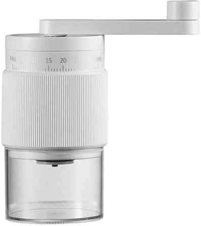 Molinillo de granos de café con 35 niveles de molienda ajustables para una experiencia de preparación personalizada (blanco)