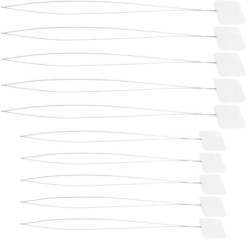 FONDOTIN Enhebradores de Aguja Largos para Bordado 15Cm y 20Cm 20 Piezas Enhebradores para Punto de Cruz Herramienta para Enhebrar Hilo de Coser a Mano Suministros para Manualidades de