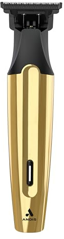 Andis 562442 Insight Slim Cordless High Powered Rotary Motor Hair Trimmer, 9-Piece Kit, Stainless-Steel T-Blade, Lithium-Ion Battery, Travel Lock, Gold
