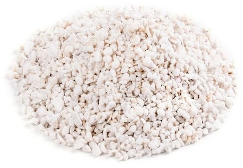Perlita, Perlita para Jardinería, Granulado de 25 L, de 3-6 mm para Plantas, Enmienda Orgánica del Suelo, Aireación y Drenaje Mejorados en la Mezcla para Macetas