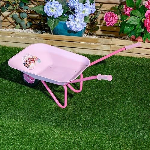 Childrens Wheelbarrow Pink Garden Tool Toy Kids Outdoor Gardening Play Set