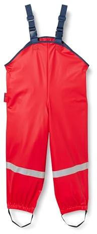 Playshoes unisex barn regnbyxor, vind- och vattentäta matbyxor