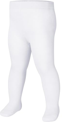 Playshoes Unisex barnstrumpbyxor, Vit, 110-116