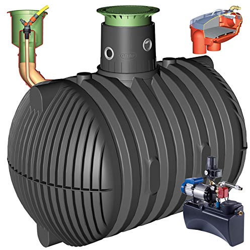 Carat 6500 L Garten-Komfort - Graf Erdtank-Paket begehbar