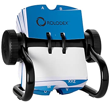 Rolodex Business Card Tray schwarz groÃ
