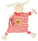 SIGIKID 40862 Schnuffeltuch Schaf Green Mädchen Babyspielzeug empfohlen ab Geburt rot