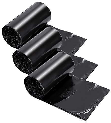 Oymlclivisa Bin Liners, 5L Small Black Bin Bags, 6 Rolls, 180 Bags