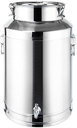 Edelstahl-Milch barrel, abgedichtet barrel Weinfasses Ölfaß Gärfass, verwendet for Milch/Öl/Wein- / Suppe Lagerung und Verteilung, mit Anzapfungen 5L, 8L, 9L, 14L, 18L, 22L, 24L ... 76L, 88L