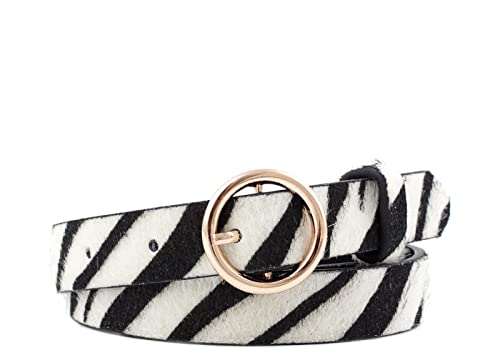 CHANYI Gürtel für Damen Kleid Frau Gürtel Leopard Muster Schlange Haut Print Zebra Print Goldener Kreis Pin Schnalle Hüftgurt Pu Leder Mode Lässig