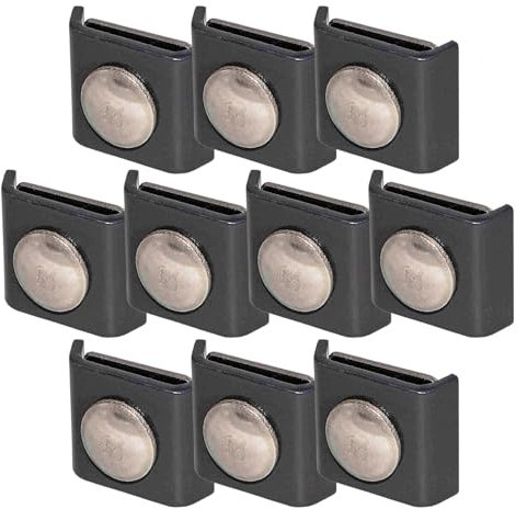 Connettori per stuoie griglia, asta connettore recinzione - Angolo di recinzione a doppio polo 10x - Collegamento in metallo, unirsi per pannelli a parete a casa, giardino