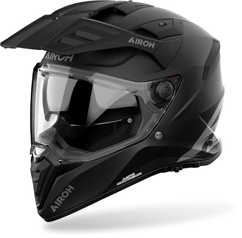 Airoh Bandit Casque d’Enduro, Noir Mat, M (57/58)