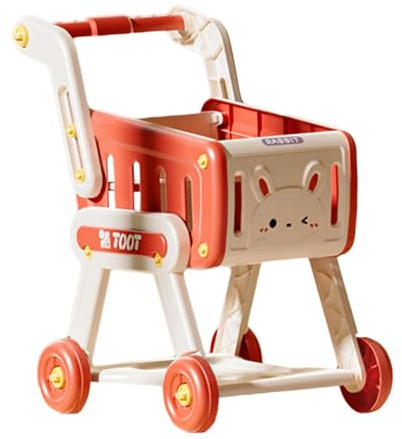 AMSLSIU Carrello della spesa Giocattoli Carrello del supermercato Set Simulato Fingi il della spesa Gioco di ruolo per i bambini Apprendimento Divertimento Giocattolo Fare la Fai finta di fare